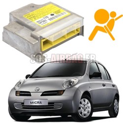 RÉPARATION CALCULATEUR AIRBAG NISSAN MICRA CODE DÉFAUT B1049 / B1059