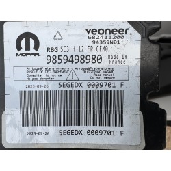 Réinitialisation Calculateur Airbag  MOPAR 9859498980 VEONEER 692411200 Peugeot Citroën Opel