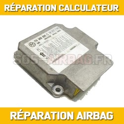Réparation Calculateur Airbag 1T0  909 605 C 1T0909605C 5WK43518 TOURAN Code erreur 00003