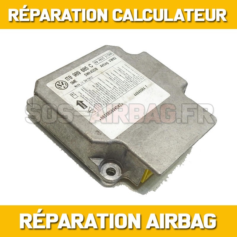 Réparation Calculateur Airbag 1C0 909 605 F 1C0909605F SME Siemens 5WK4 3131 5WK43131 VW61 PASSAT Code erreur 00003