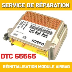Réparation calculateur airbag Bosch Audi code défaut 65535