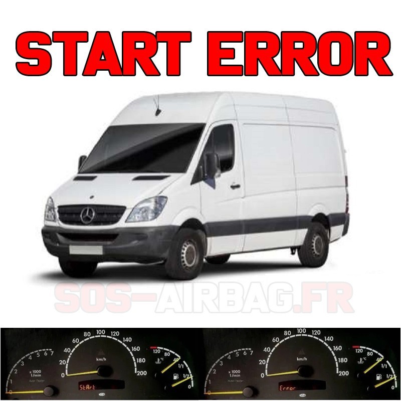 Réparation START ERROR Mercedes Sprinter W905 problème démarrage