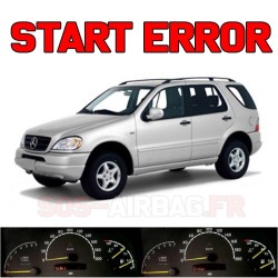 Réparation START ERROR Mercedes ML w163 problème démarrage
