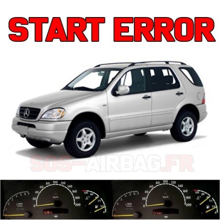 Réparation START ERROR Mercedes ML w163 problème démarrage