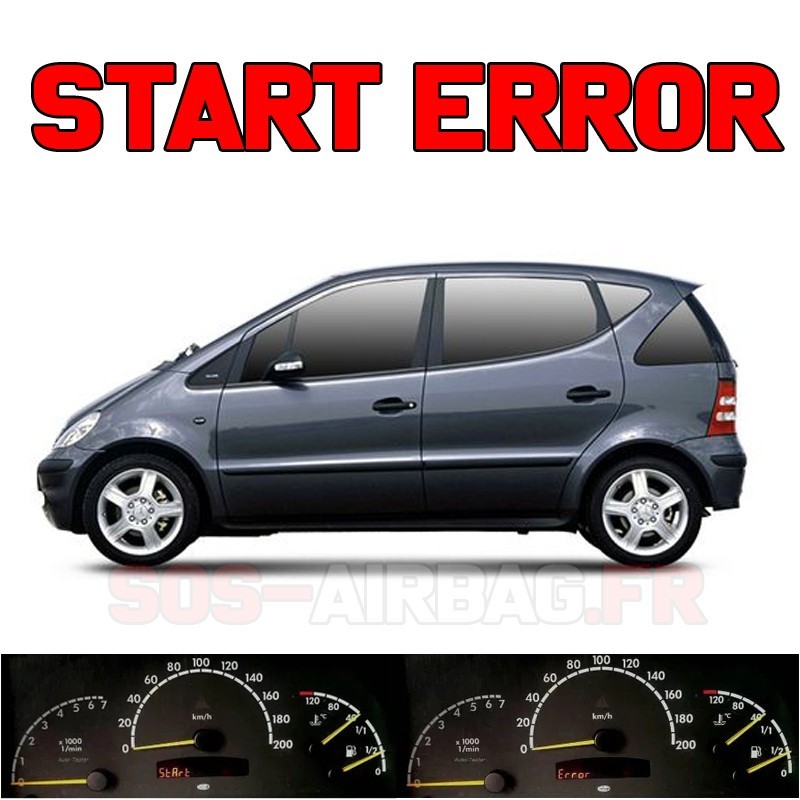 Réparation START ERROR Mercedes Class A W168 problème démarrage