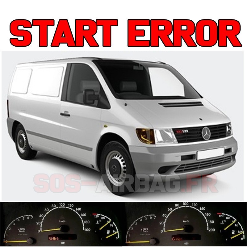 Réparation START ERROR Mercedes Vito  W638 problème démarrage