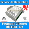Réparation calculateur airbag Fiat Ducato 01371008080 Code erreur b0100-49