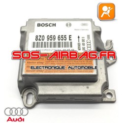 Réparation Calculateur AirBag Audi 8P0959655 H Bosch 0285001857