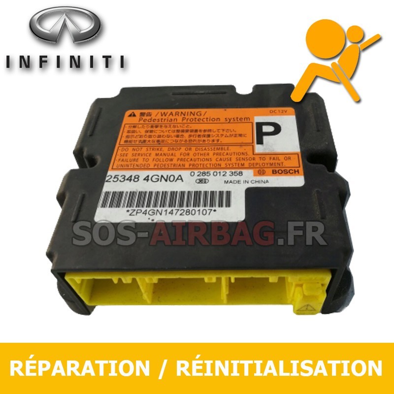Réparation Réinitialisation airbag Infiniti Q70 Bosch 98820-6JR3A