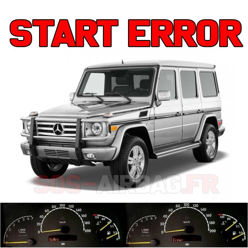 Réparation START ERROR Mercedes Classe G W463 problème démarrage