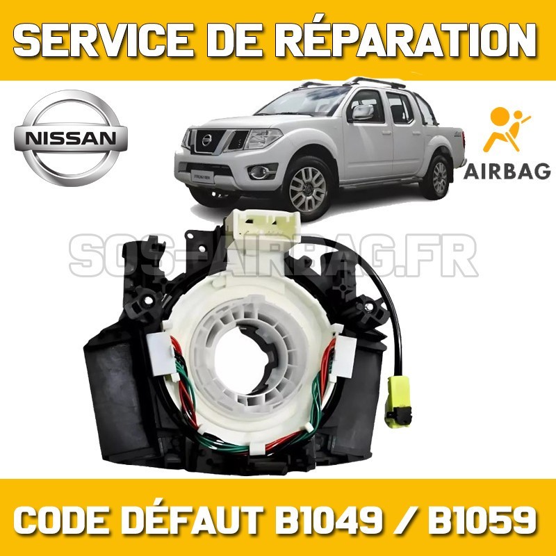 Réparation calculateur Airbag Nissan 98820EA510 Bosch 0 285 001 781 0285001781 CODE DÉFAUT B1049 / B1059