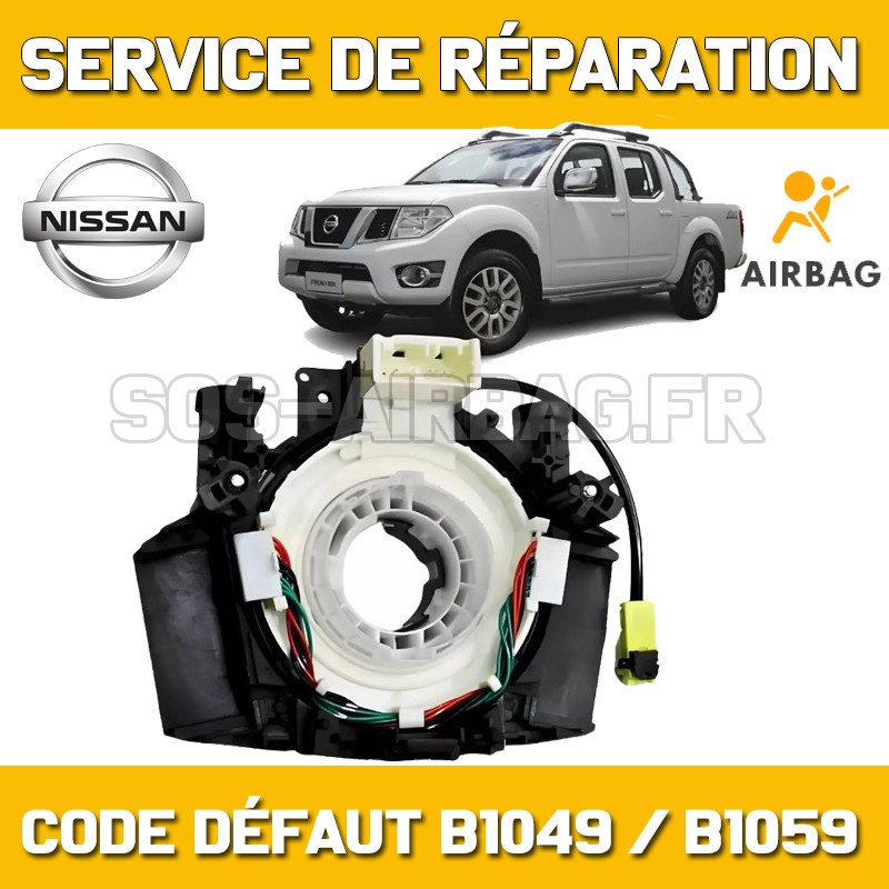 Réparation calculateur Airbag Nissan 285567J600 Bosch 0 285 001 327 0285001327 CODE DÉFAUT B1049 / B1059