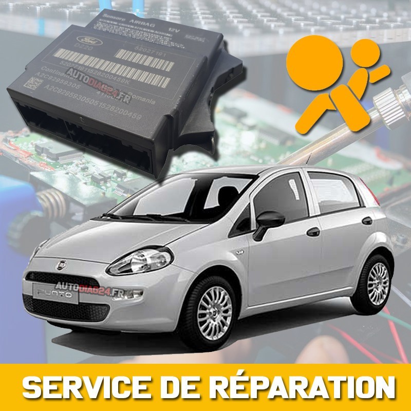 Réparation Calculateur d'airbag Fiat Punto 51918197 Continental A2C53440429 Problème de communication