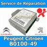 Réparation calculateur airbag Fiat Ducato 01394333080 Code erreur b0100-49