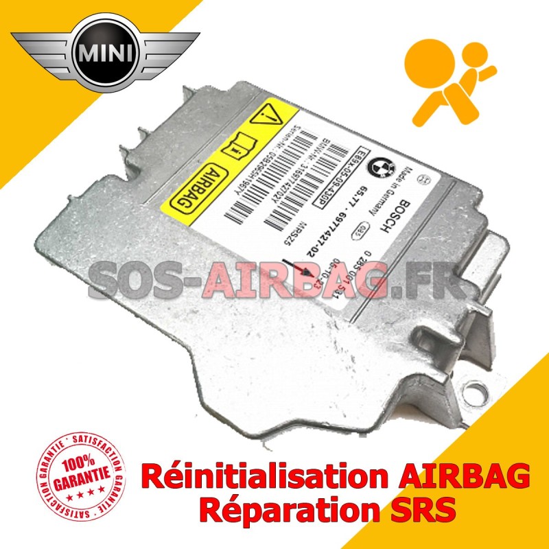 Réparation Calculateur Airbag Mini One 65.77 6998487 65.776998487