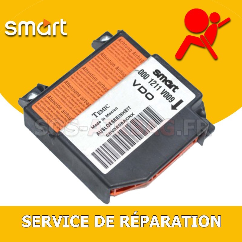 Réparation Réinitialisation airbag Smart A4519012701 TRW 391270
